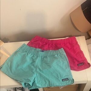 Patagonia Shorts - Fuchsia and Aqua